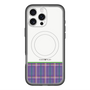 スリムプロテクションプレミアムケース with MagSafe［ CASEPLAY Tartan Check - Purple ］