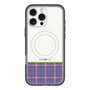 スリムプロテクションプレミアムケース with MagSafe［ CASEPLAY Tartan Check - Purple ］