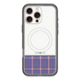 スリムプロテクションプレミアムケース with MagSafe［ CASEPLAY Tartan Check - Purple ］