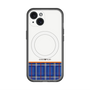 スリムプロテクションプレミアムケース with MagSafe［ CASEPLAY Tartan Check - Blue ］