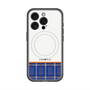 スリムプロテクションプレミアムケース with MagSafe［ CASEPLAY Tartan Check - Blue ］