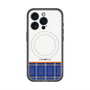 スリムプロテクションプレミアムケース with MagSafe［ CASEPLAY Tartan Check - Blue ］