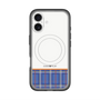 スリムプロテクションプレミアムケース with MagSafe［ CASEPLAY Tartan Check - Blue ］