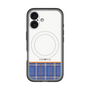 スリムプロテクションプレミアムケース with MagSafe［ CASEPLAY Tartan Check - Blue ］