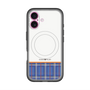スリムプロテクションプレミアムケース with MagSafe［ CASEPLAY Tartan Check - Blue ］