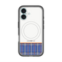 スリムプロテクションプレミアムケース with MagSafe［ CASEPLAY Tartan Check - Blue ］