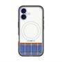 スリムプロテクションプレミアムケース with MagSafe［ CASEPLAY Tartan Check - Blue ］