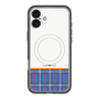 スリムプロテクションプレミアムケース with MagSafe［ CASEPLAY Tartan Check - Blue ］