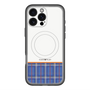 スリムプロテクションプレミアムケース with MagSafe［ CASEPLAY Tartan Check - Blue ］