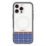 スリムプロテクションプレミアムケース with MagSafe［ CASEPLAY Tartan Check - Blue ］