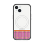 スリムプロテクションプレミアムケース with MagSafe［ CASEPLAY Tartan Check - Pink ］