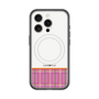 スリムプロテクションプレミアムケース with MagSafe［ CASEPLAY Tartan Check - Pink ］