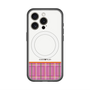 スリムプロテクションプレミアムケース with MagSafe［ CASEPLAY Tartan Check - Pink ］