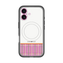 スリムプロテクションプレミアムケース with MagSafe［ CASEPLAY Tartan Check - Pink ］