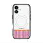 スリムプロテクションプレミアムケース with MagSafe［ CASEPLAY Tartan Check - Pink ］