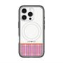 スリムプロテクションプレミアムケース with MagSafe［ CASEPLAY Tartan Check - Pink ］