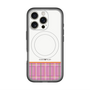 スリムプロテクションプレミアムケース with MagSafe［ CASEPLAY Tartan Check - Pink ］