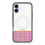 スリムプロテクションプレミアムケース with MagSafe［ CASEPLAY Tartan Check - Pink ］
