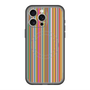 スリムプロテクションプレミアムケース with MagSafe［ Colorful Stripe ］