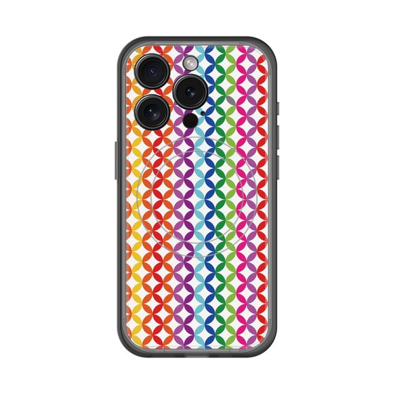 スリムプロテクションプレミアムケース with MagSafe［ 七宝柄 ］