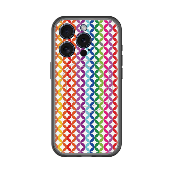 スリムプロテクションプレミアムケース with MagSafe［ 七宝柄 ］
