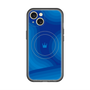 スリムプロテクションプレミアムケース with MagSafe［ CASEPLAY Winding Pattern - Blue ］