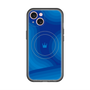 スリムプロテクションプレミアムケース with MagSafe［ CASEPLAY Winding Pattern - Blue ］