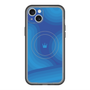 スリムプロテクションプレミアムケース with MagSafe［ CASEPLAY Winding Pattern - Blue ］