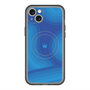 スリムプロテクションプレミアムケース with MagSafe［ CASEPLAY Winding Pattern - Blue ］