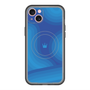 スリムプロテクションプレミアムケース with MagSafe［ CASEPLAY Winding Pattern - Blue ］
