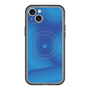 スリムプロテクションプレミアムケース with MagSafe［ CASEPLAY Winding Pattern - Blue ］