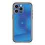 スリムプロテクションプレミアムケース with MagSafe［ CASEPLAY Winding Pattern - Blue ］