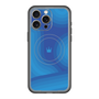 スリムプロテクションプレミアムケース with MagSafe［ CASEPLAY Winding Pattern - Blue ］