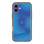 スリムプロテクションプレミアムケース with MagSafe［ CASEPLAY Winding Pattern - Blue ］
