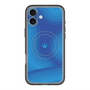 スリムプロテクションプレミアムケース with MagSafe［ CASEPLAY Winding Pattern - Blue ］