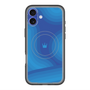 スリムプロテクションプレミアムケース with MagSafe［ CASEPLAY Winding Pattern - Blue ］
