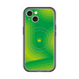 スリムプロテクションプレミアムケース with MagSafe［ CASEPLAY Winding Pattern - Green ］