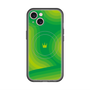 スリムプロテクションプレミアムケース with MagSafe［ CASEPLAY Winding Pattern - Green ］