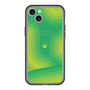 スリムプロテクションプレミアムケース with MagSafe［ CASEPLAY Winding Pattern - Green ］
