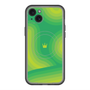 スリムプロテクションプレミアムケース with MagSafe［ CASEPLAY Winding Pattern - Green ］