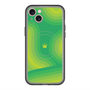 スリムプロテクションプレミアムケース with MagSafe［ CASEPLAY Winding Pattern - Green ］