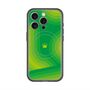 スリムプロテクションプレミアムケース with MagSafe［ CASEPLAY Winding Pattern - Green ］