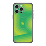 スリムプロテクションプレミアムケース with MagSafe［ CASEPLAY Winding Pattern - Green ］