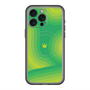 スリムプロテクションプレミアムケース with MagSafe［ CASEPLAY Winding Pattern - Green ］