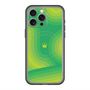 スリムプロテクションプレミアムケース with MagSafe［ CASEPLAY Winding Pattern - Green ］