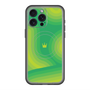 スリムプロテクションプレミアムケース with MagSafe［ CASEPLAY Winding Pattern - Green ］