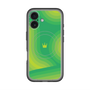 スリムプロテクションプレミアムケース with MagSafe［ CASEPLAY Winding Pattern - Green ］