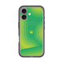 スリムプロテクションプレミアムケース with MagSafe［ CASEPLAY Winding Pattern - Green ］