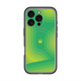 スリムプロテクションプレミアムケース with MagSafe［ CASEPLAY Winding Pattern - Green ］