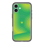 スリムプロテクションプレミアムケース with MagSafe［ CASEPLAY Winding Pattern - Green ］